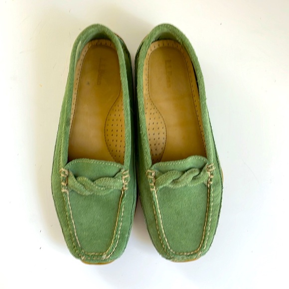 Green Suede Loafers - Picture 4 of 9